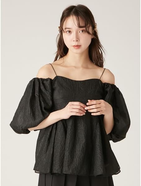 Amazon | [リリーブラウン] 3WAYシアージャガードペプラムビスチェ